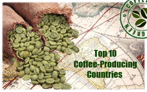 10-ка мировых лидеров по производству зеленого кофе
